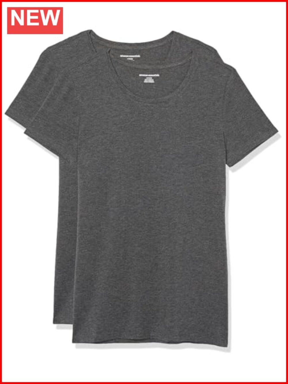 Women's Regular-Fit Short-Sleeve Crewneck T-Shirt Cotton Modal Blend 2-Pack